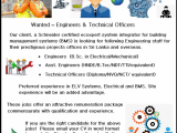 Wanted – Engineers & Technical Officers