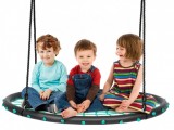 Spider Web Tree Swing Set with Adjustable Hanging Ropes