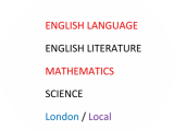 English Mathematics Science