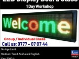 LED DISPLAY BOARD course