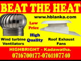 Industrial Exhaust fans suppliers in srilanka ,turbine ventilators , air ventilation fans suppliers