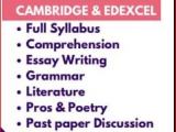 ONLINE INDIVIDUAL CLASSES FOR ENGLISH (EDEXCEL AND CAMBRIDGE SYLLABUS) BY OVERSEAS EXPERIENCED LADY TEACHER