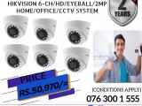 NEMICO | CCTV CH 6-HD/ 2MP/ Eyeball
