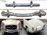 Mercedes 190 SL bumper (1955-1963) by stainless steel