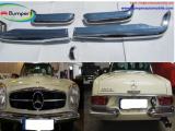 Mercedes Pagode W113 bumper (1963 -1971) by stainless steel