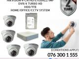 CCTV CH 4-HD/ 1MP/Eyeball DVR 4 Turbo & HDD 1TB
