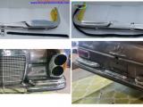 Mercedes W108 & W109 bumper (1965-1973) by stainless steel