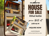 7.5 perches with Modern House for sale