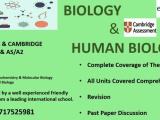 BIOLOGY & HUMAN BIOLOGY (IGCSE/AS/A2)