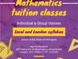 Mathematics Tuition Classes
