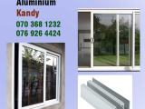Aluminium sliding doors, aluminium partitions Kandy