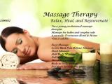 providing Special and professional body massage services for ladies and couple