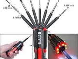 Multi  screwdriver with LED torch