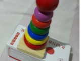 Rainbow tower Wooden toy