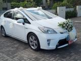 Wedding car for Hire | Luxury Car | Toyota Hybrid car | Decoration with Flowers | Ribbon | Disign | Classic | just married