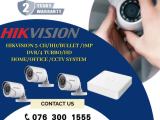 HIKVISION | CCTV 3CH -HD/ 1MP Bullet & DVR/ 4 TURBO