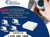 HIKVISION | CCTV 4CH -HD/ 1MP Bullet & DVR/ 4 TURBO