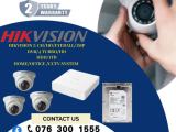 Hikvision CCTV CH 3-HD/ 1MP & DVR 4 Turbo, HDD