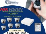 Hikvision CCTV CH 6-HD/ 1MP & DVR 4 Turbo, HDD