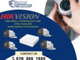 Hikvision | CCTV CH 4-HD/Bullet/ 2MP &  DVR 4 turbo