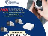 Hikvision | CCTV CH 3-HD/Bullet/ 2MP &  DVR 4 turbo