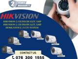 Hikvision | CCTV CH 3-HD/Bullet/ 2MP &  CCTV 3CH -HD/ 1MP Bullet