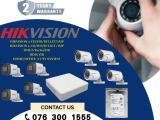 Hikvision | CCTV CH 4-HD/Bullet/ 2MP &  CCTV 4CH -HD/ 1MP Bullet, DVR 8Turbo & HDD/1TB
