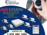 Hikvision | CCTV CH 3-HD/Bullet/ 2MP &  CCTV 3-CH -HD/ 1MP Bullet, DVR 8Turbo & HDD/1TB