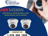 HIKVISION | CCTV 2CH -HD/ 2MP Eyeball
