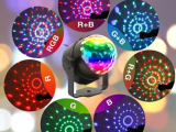 Strobe Light 7 Colors Activated Stage with Remote Control Disco Ball Lamps for Home Room Parties Kids Birthday Wedding Bar
